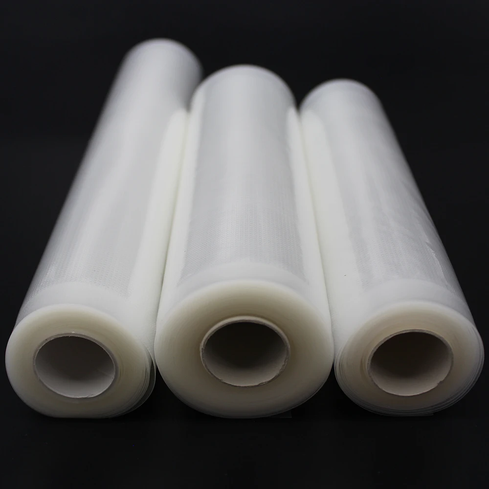 
First grade well-sealed eco-friendly food storage embossed vacuum sealer roll bags easy to hot seal 