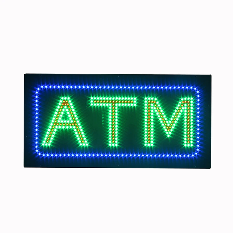 9*19 'ATM светодиодный открытый знак, супер яркая привлекательная рекламная панель (62136711105)