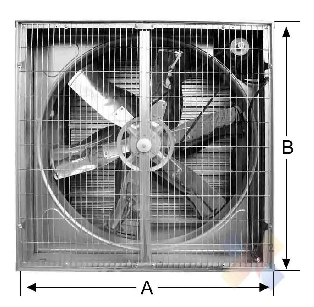 
Durable Poultry Farm Push Pull Ventilation Fan 