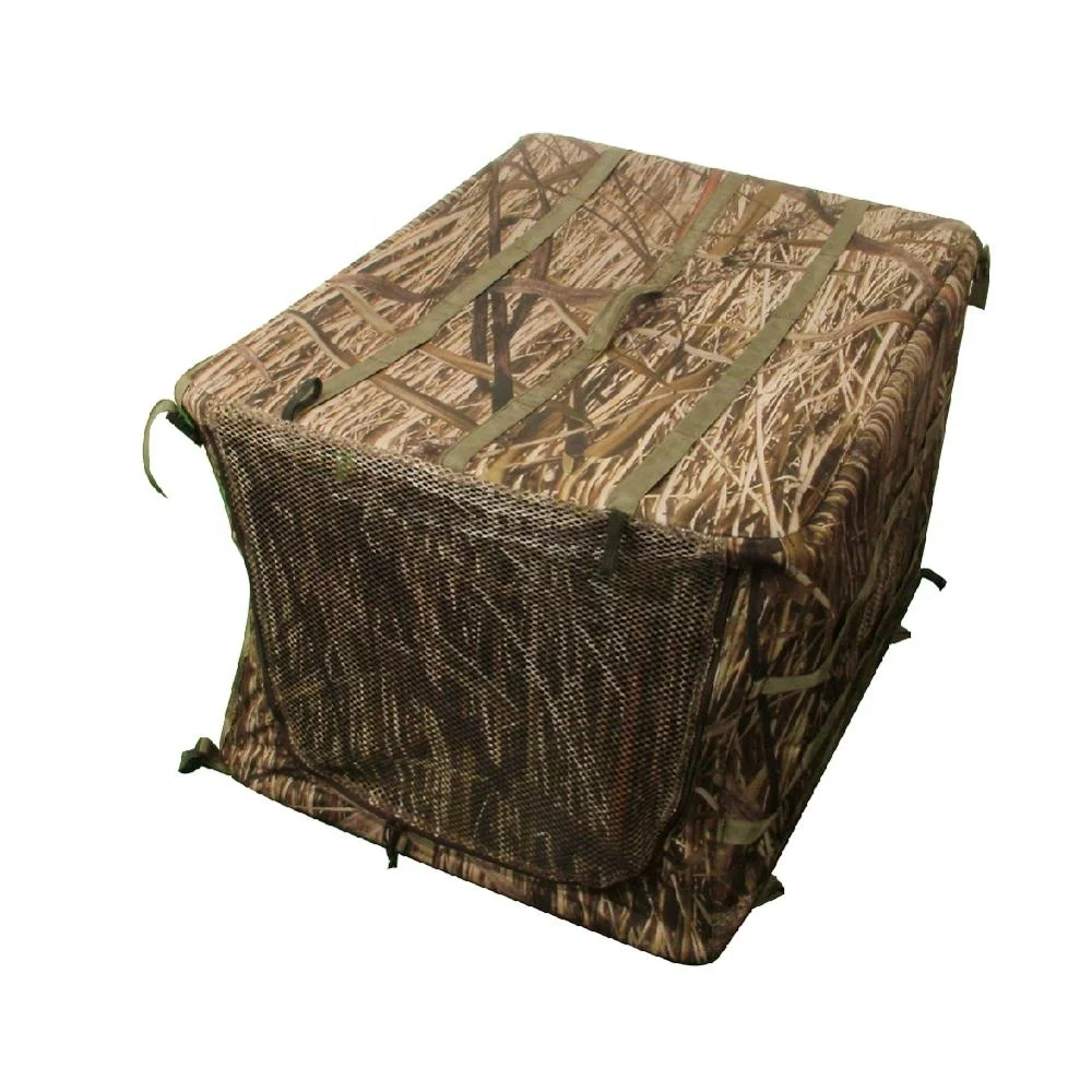 China Hot Sale Waterproof Pop Up Mesh Camo Portable Duck Deer Hunting Ground Blinds Tent For Dog