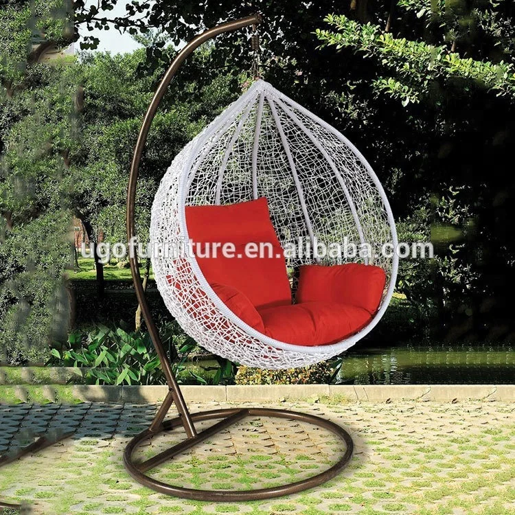 Wholesale products pear shaped outdoor rattan swing hanging chair