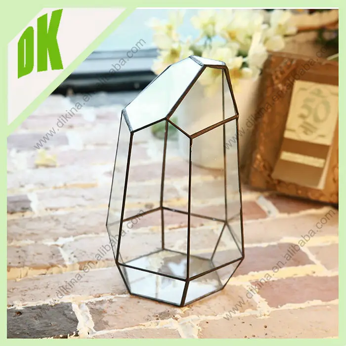 Лучший продавец пользовательский геометрический суккулентный Террариум для дома и гостиной подарок растения деревянный зелени