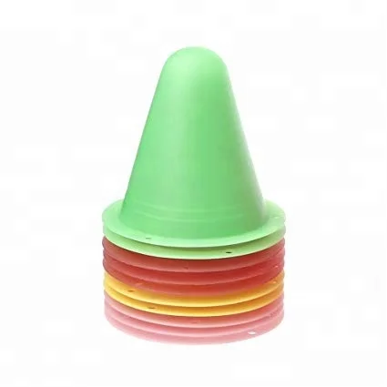 Manufacturer wholesale quality small orange sports soccer training football cones
