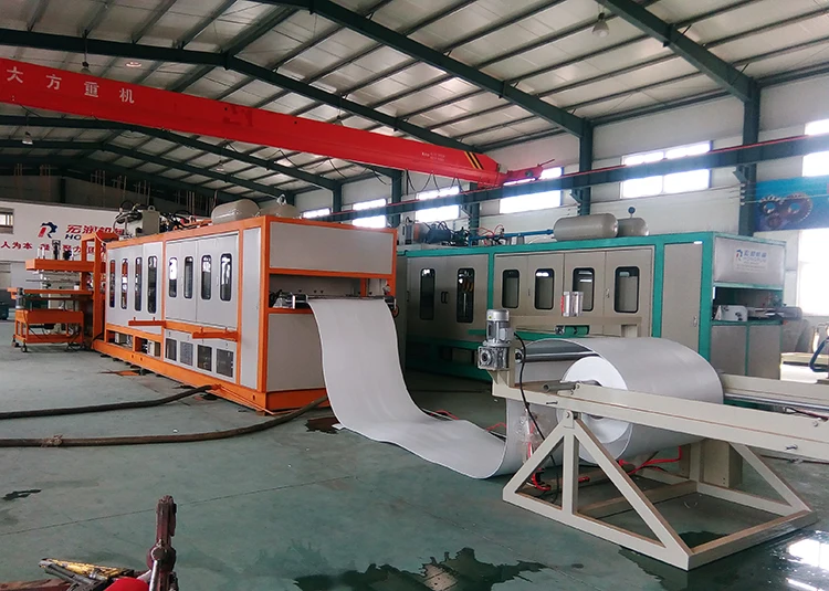 Competitive price vacuum forming machine for styrofoam food box