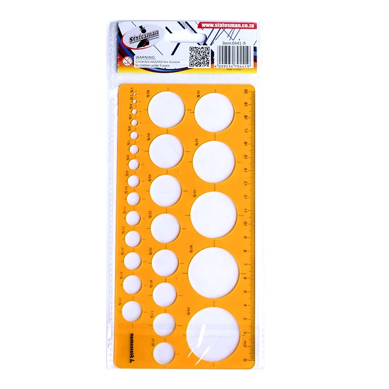 Набор пластиковых трафаретов для рисования