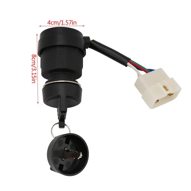 
5 Wires Ignition Start Key Switch for 2KW- 5KW 186 Gasoline Generator Accessories 