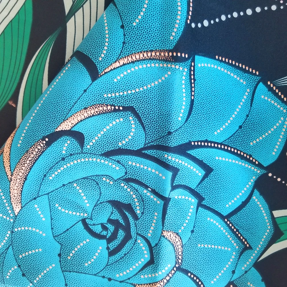 
Polyester wax print fabric 