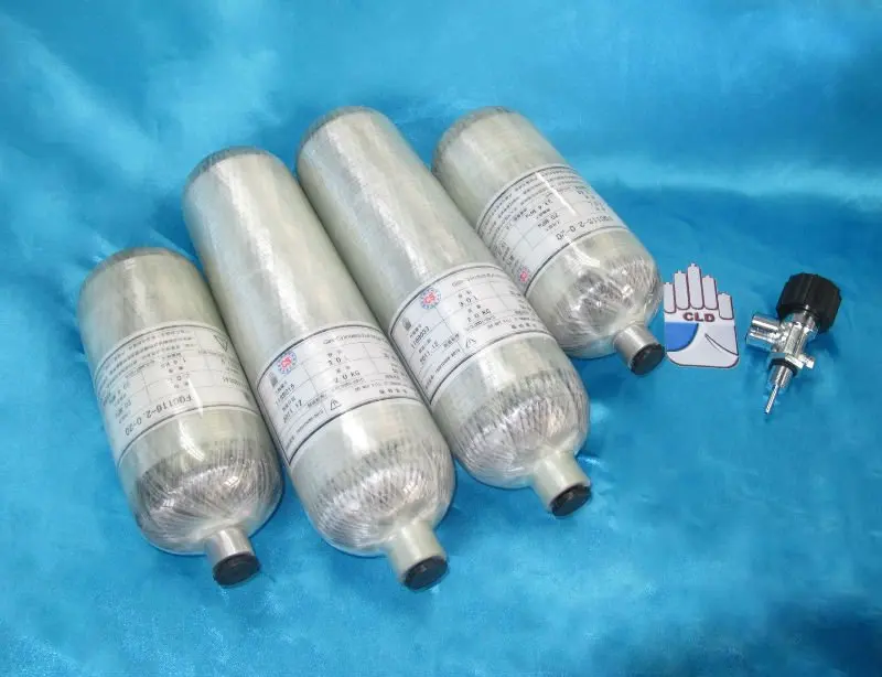 
30Mpa/300bar/4500Psi Type3 ce certificate paintball crossfire carbon fiber composite CO2 Air gun N2 gas cylinder 