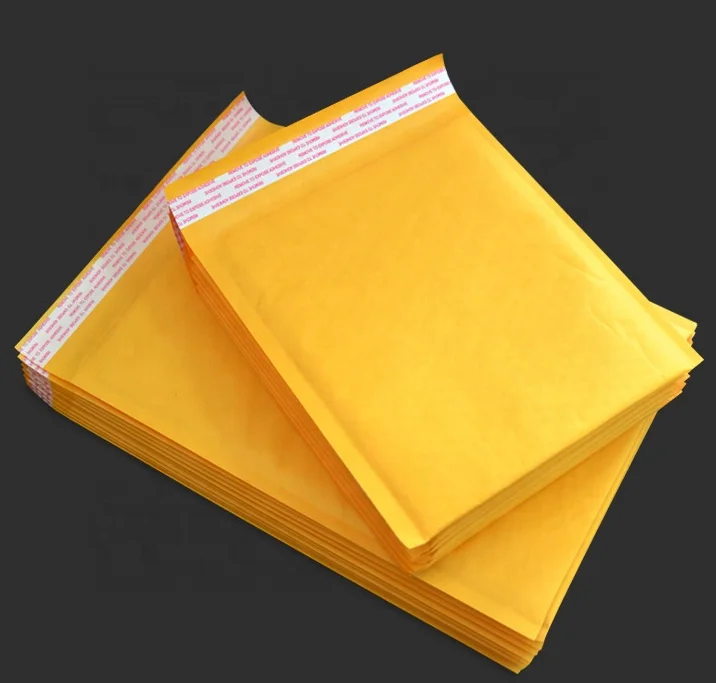 Factory price Kraft Paper poly mailer bubble  Envelopes customer design  packaging
