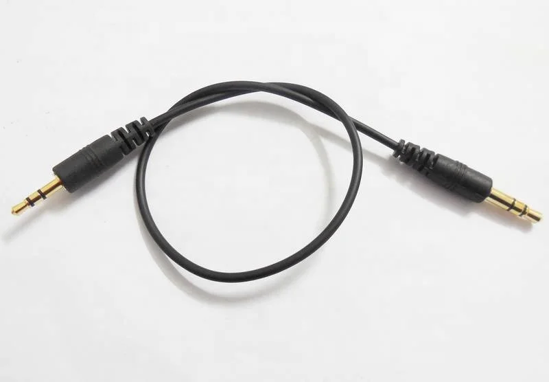 Gold plated 28AWG*3C Audio Adapter 2.5mm To 3.5mm Stereo Cable