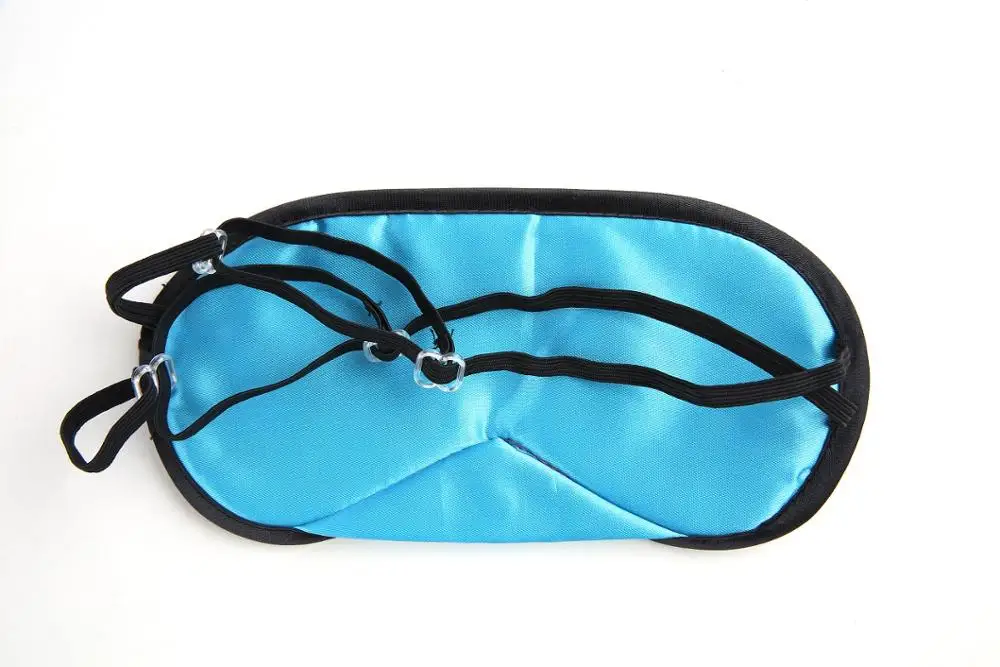 Одноразовая симпатичная маска для глаз из сатина и полиэстера с буквенным принтом животного для сна по конкурентоспособной цене