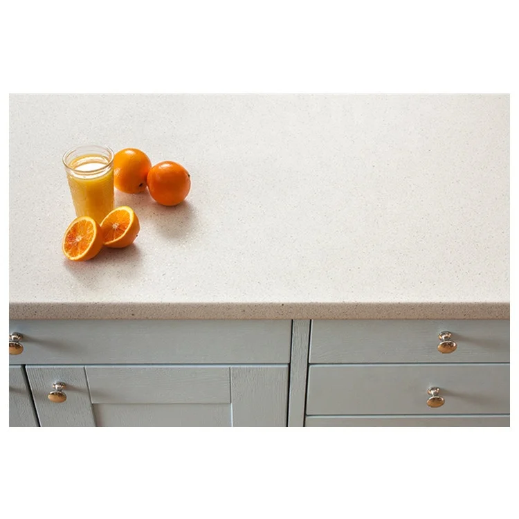 Prefab Laminate Starlight Quartz  Kitchen Countertops In Foshan