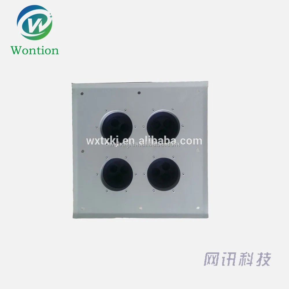 
high quality Aluminum feeder window/best price 4 holes aluminum cable wall entry 