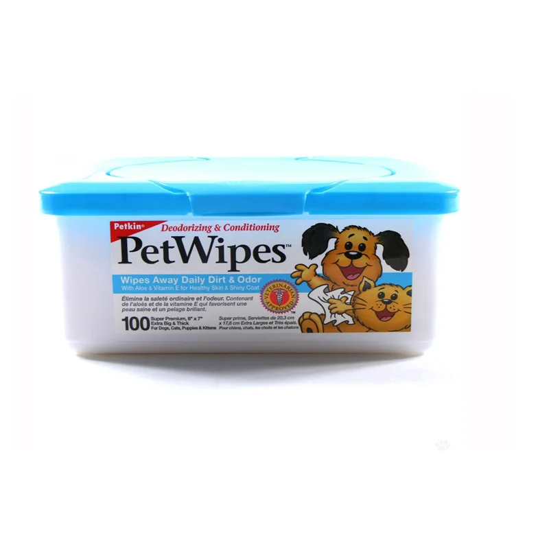 
2020 New Natural organic deep Cleaning disposable pet wipes 