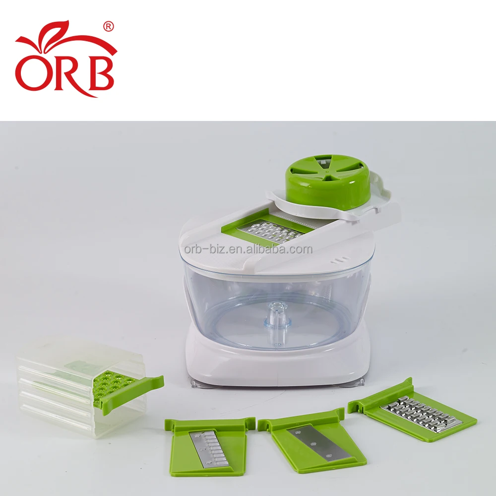 Free sample Kitchen Multifunctional handle Vegetable cutter slicer Food Processor Chopper