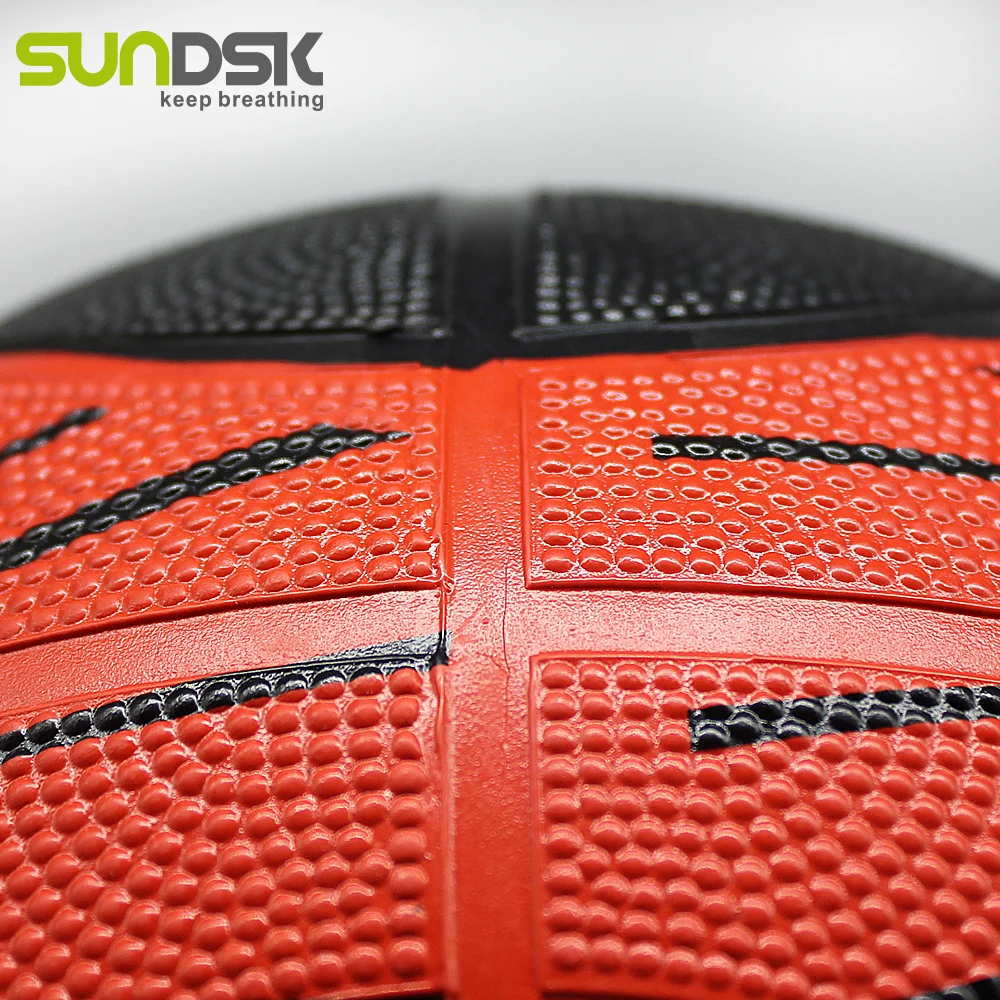 Custom made size 3 rubber basketball ball custom logo