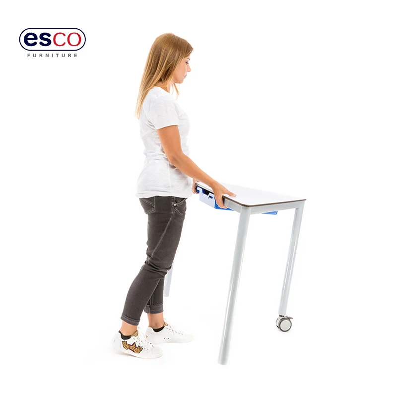 Flexus Old school furniture student table and chair for project