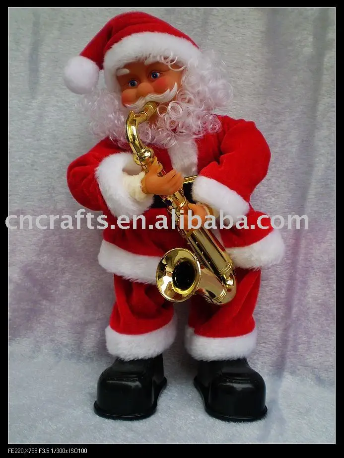 
Saxophone Dancing Musical Santa Claus 