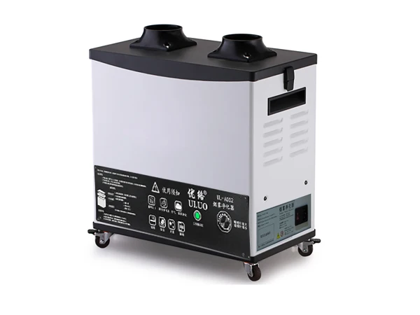 Moxibustion smoke purifier ULUO-A002 double channel factory direct marketing double station