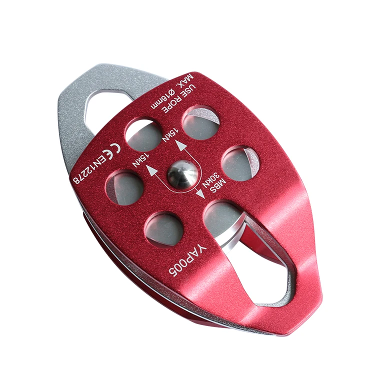 Custom anodized stainless steel  big double wheel pulley