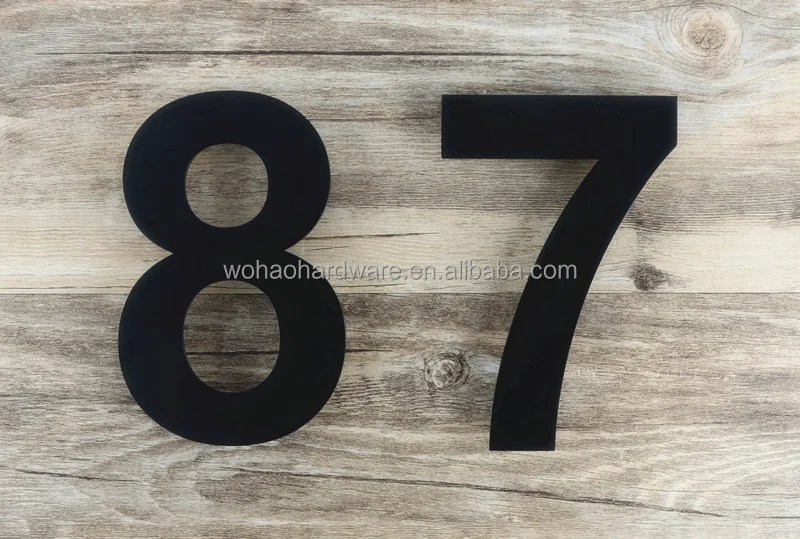 
Modern Floating stainless steel 304 House Numbers 