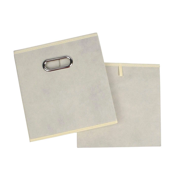 Eco-friendly cloth container non woven fabrics storage bin box for home goods