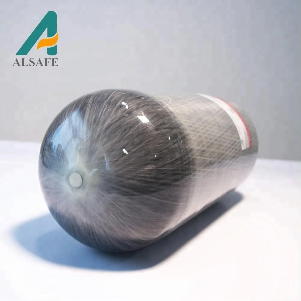 Top quality 300bar carbon fiber scba air tank thread 5/8-18unf