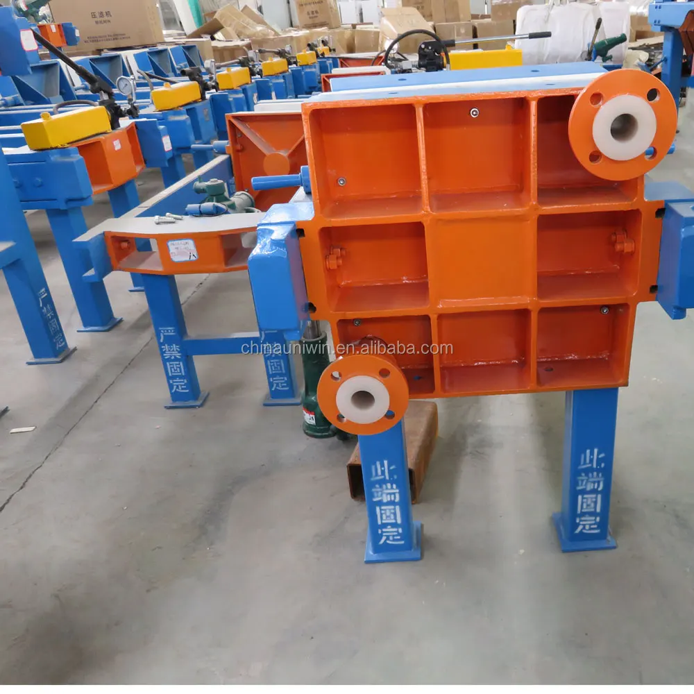 Durable manual  jack filter press for textile industry