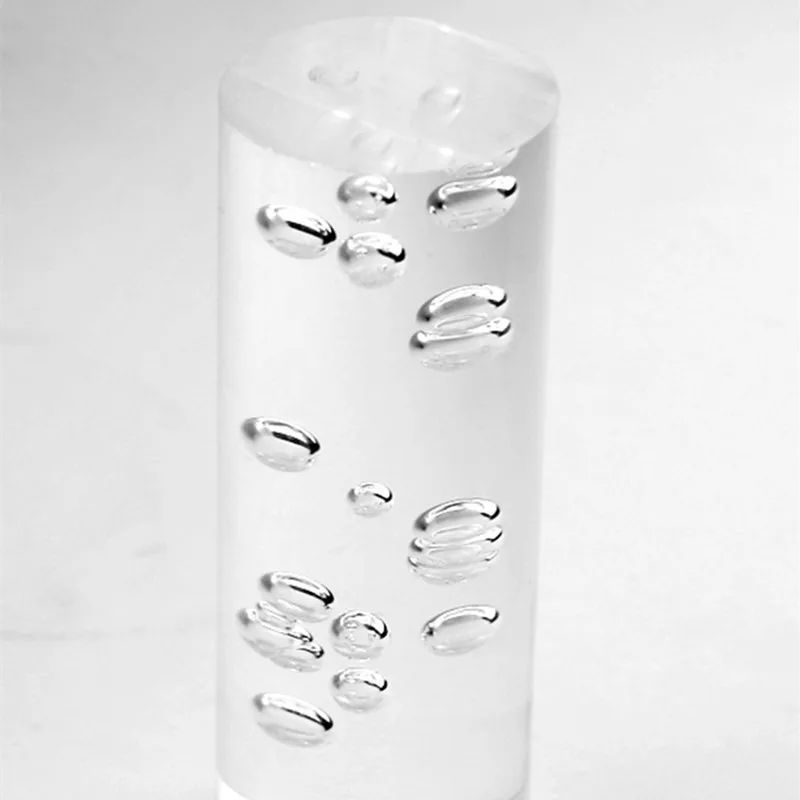 
Plastic Acrylic Bubble Rod OD12x1000mm Extruded PMMA Bar Shower Curtain Poles Custom Any Size 