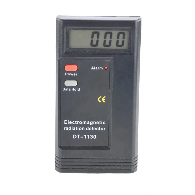Black Multi-function DT-1130 Electromagnetic Radiation Detector Digital