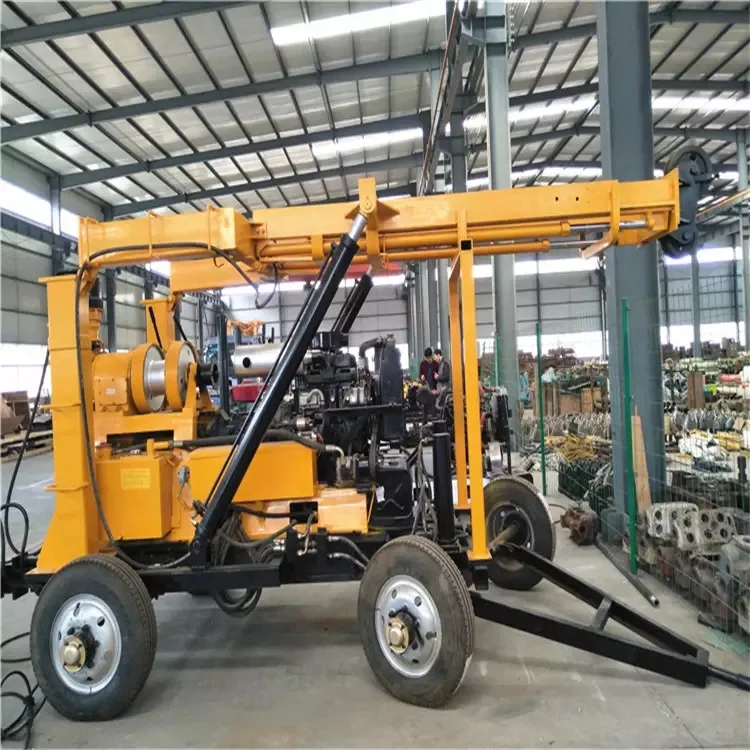 portable water well drilling rig for sale 80m,100m,120m,150,180m,200m