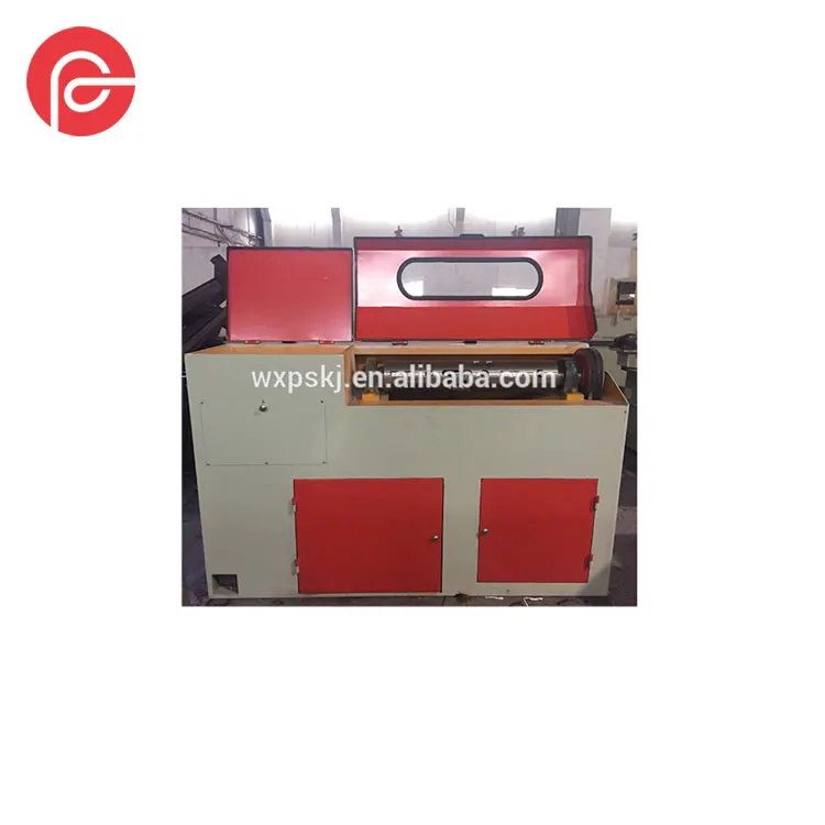 Mechanical wire descaling machine with row brushes