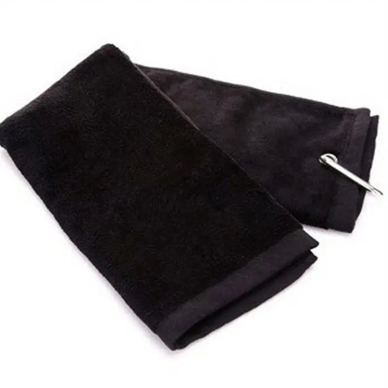 SG-005,Wholesale embroidery logo 100% cotton custom golf towel with hook