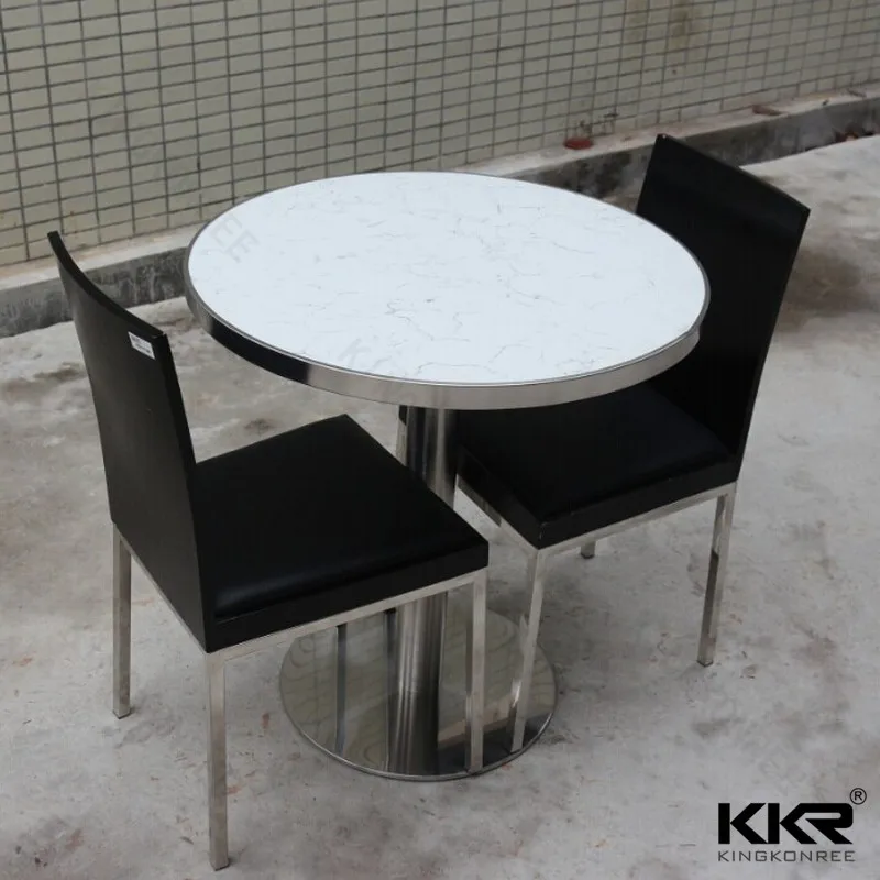 
solid surface 2 seater dining table/fast food dining table/cheap pool tables 