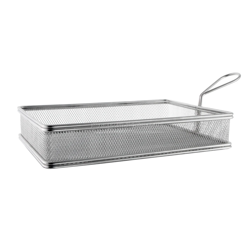 High Quality Frying Basket Strainer Stainless Steel Frying Basket Wire Basket