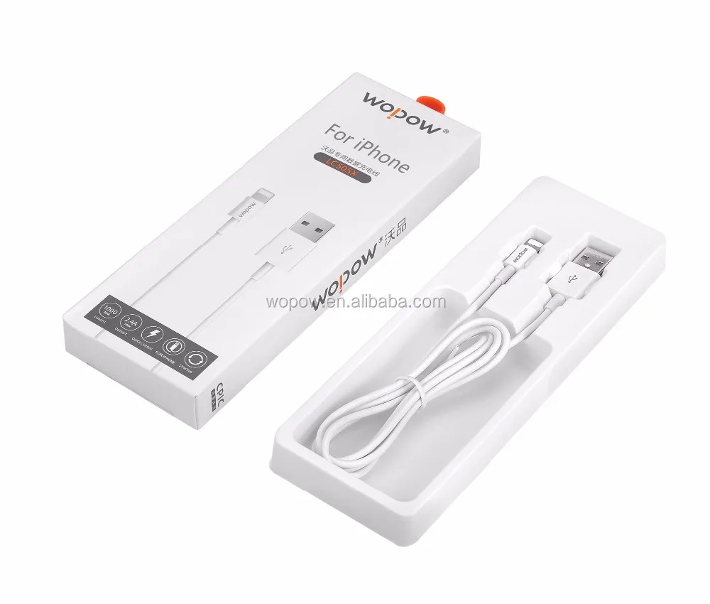 
 WOPOW LC505X двухсторонний usb-кабель, универсальный кабель для iphone, фабрика кабелей  