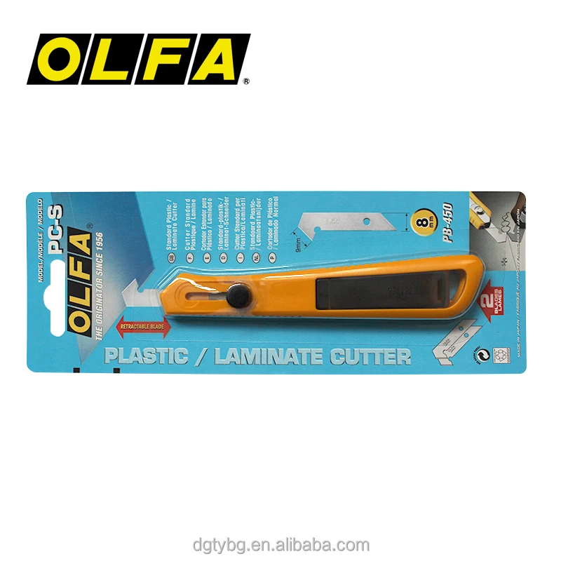 
OLFA PC-S Small Plastic Cutter for cutting acrylic material including 2 spare blades 
