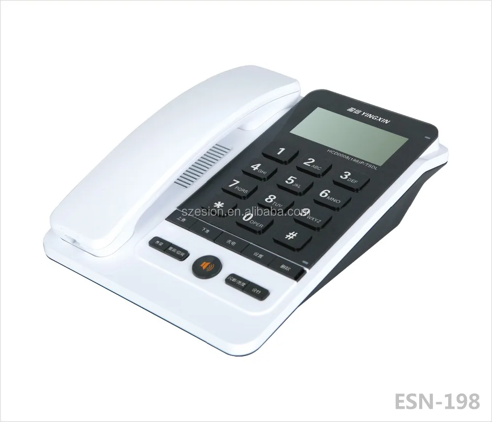 ESN-198 Corded telephone  landline phone caller ID telephone office  home telephone