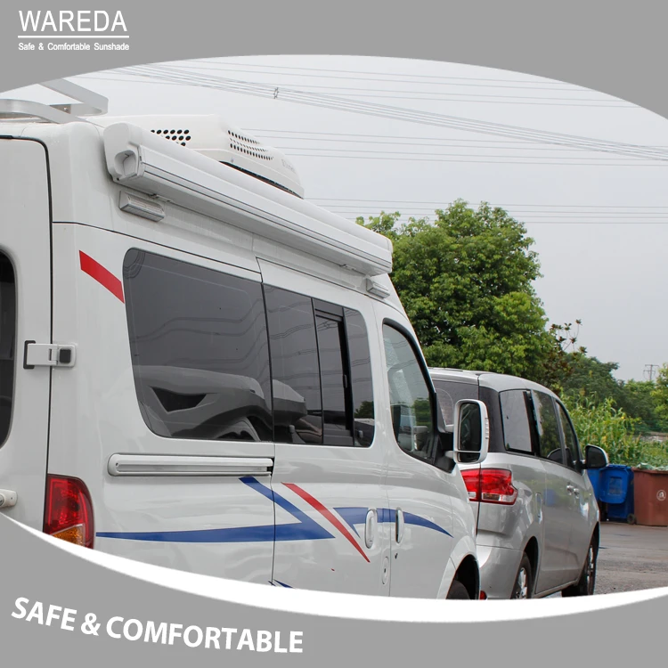 
Hot sale Commercial motorhome with motorized drop arm camper offroad rv awning 