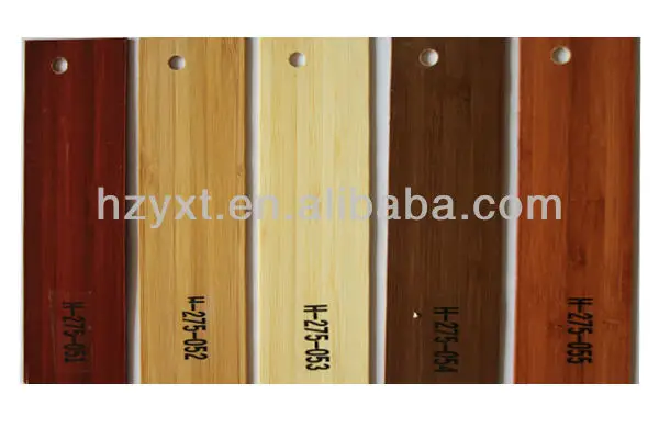 Venetian bamboo blinds slat collection 50 mm