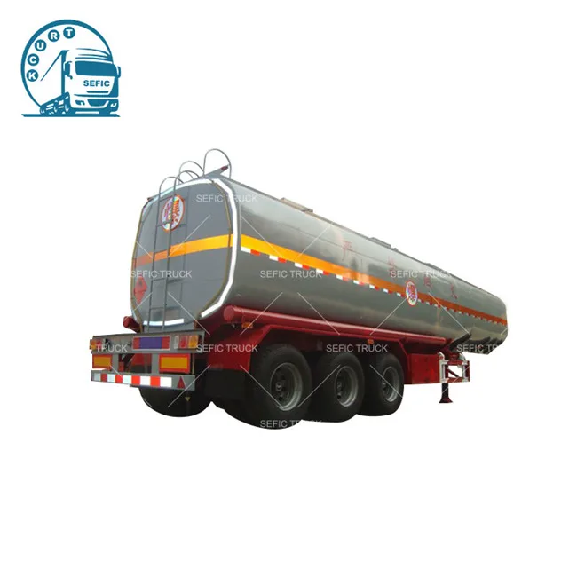Tri-Axle Diesel/Gasoline/Oil used fuel tanker truck with flow meter