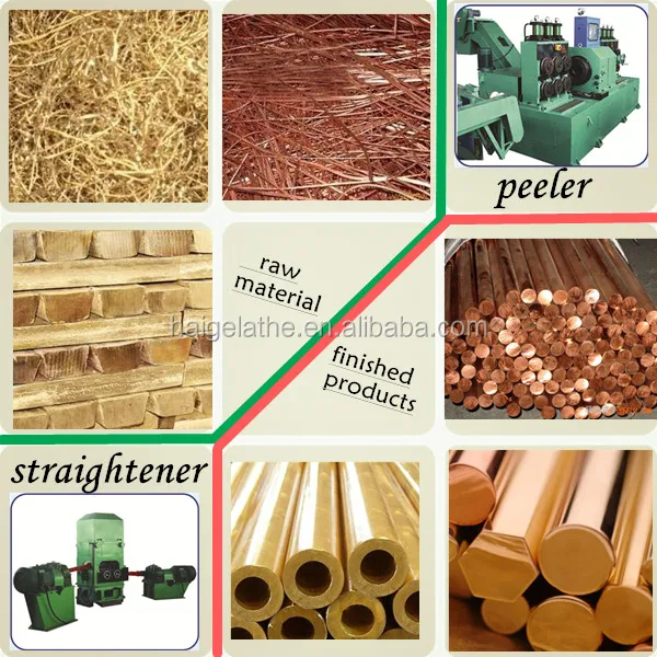 brass/red copper bar/tube making machine high