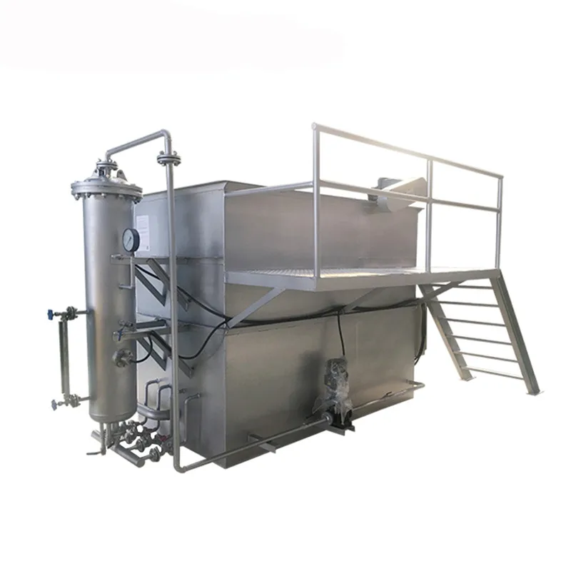 oil refining wastewater treatment dissolved air flotation units DAF