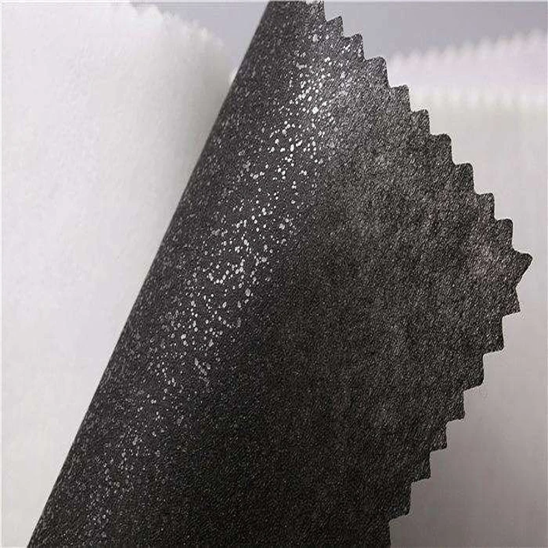 chemical bond non woven fabric fusible  interlining  100% polyester