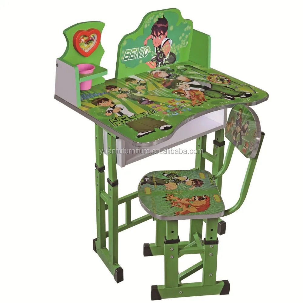 Furniture,kindergarten Kids Study Table Xd-506,for Kindergarten Used Wooden School Chairs and Tables Set Table Set for Teen Boys