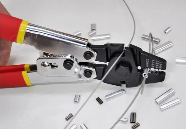 8 inch 0.5-1.6mm crimping Precision Swager Cutting Plier Tool for fishing