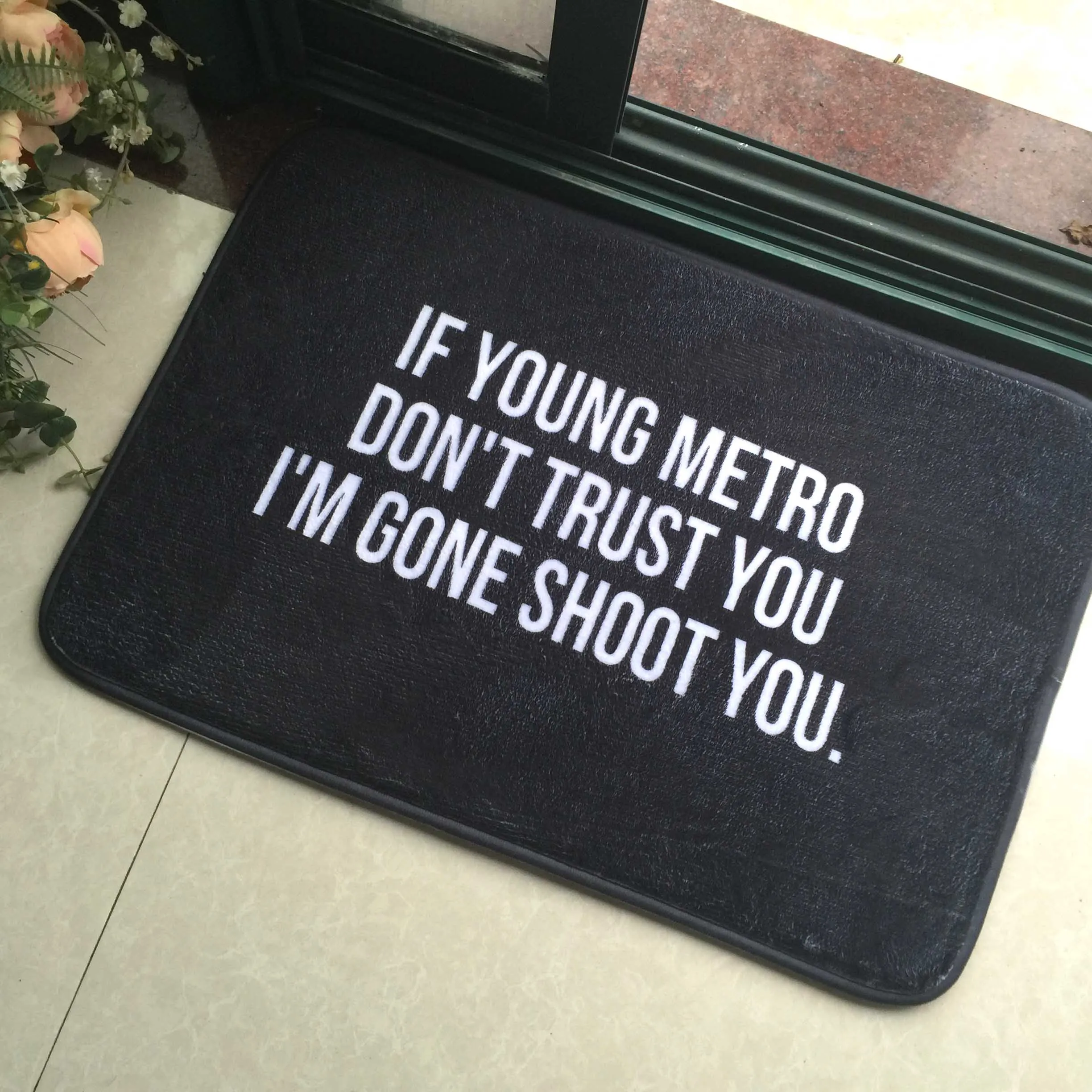 Fun Funny Novelty Humor Bath Rugs Bathroom Floor Carpet Bath Mats