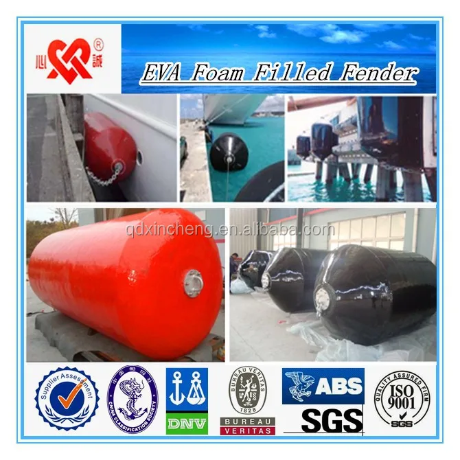 Marine anticollision floating dock fender ship buoy EVA foam boat fender