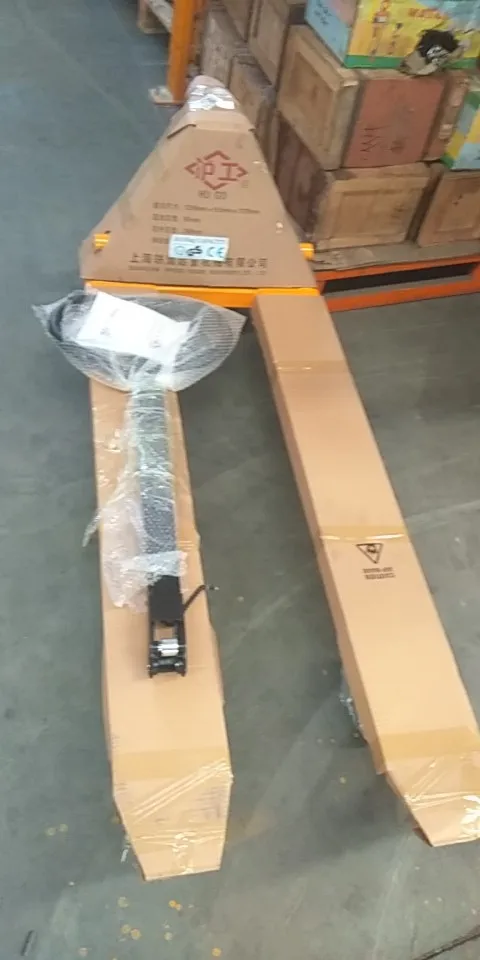 China Manufacturer 2.5 ton 2500kg 5000bls Manual hand pallet truck pallet jack