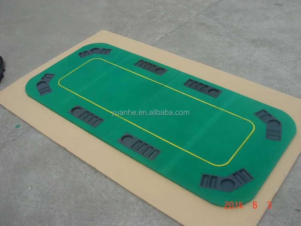 Высокое качество 2 боковых 79x36 дюймов Прямоугольник Техасский Холдем складной стол для игры в покер Топ